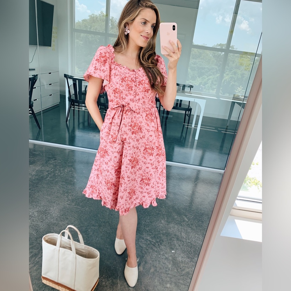NWT Gal Meets Glam Collection Marianna Pink Dress, Size 4 - Picture 5 of 11